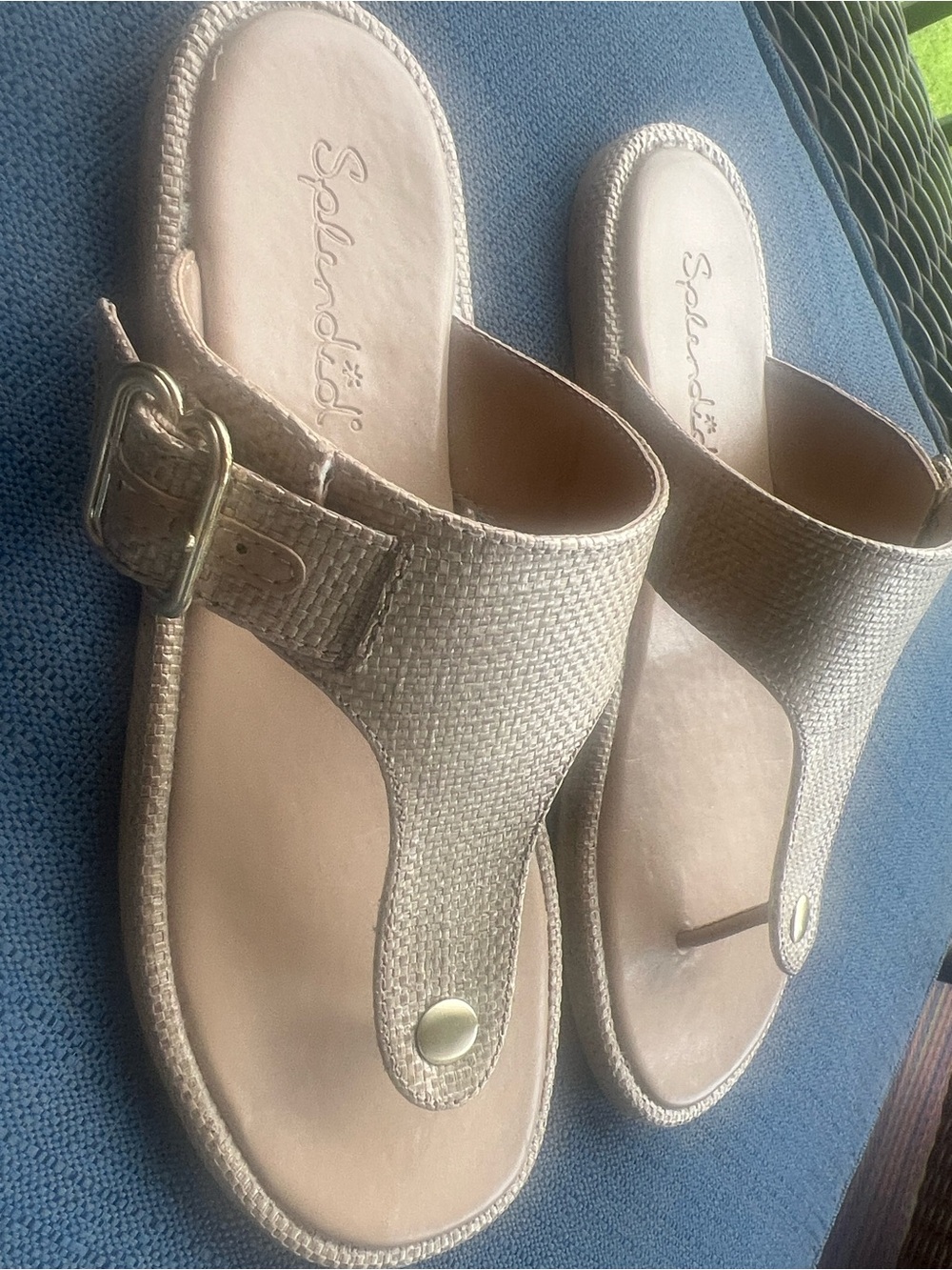 Splendid  Fabrice Gold Metallic Sandal 8.5